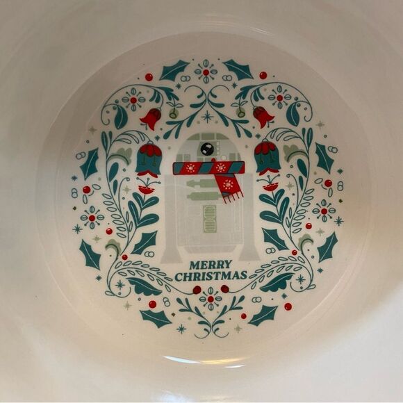 NEW Star Wars Darth Vader Merry Christmas Dog Pet Food Bowl 6” - Picture 7 of 10